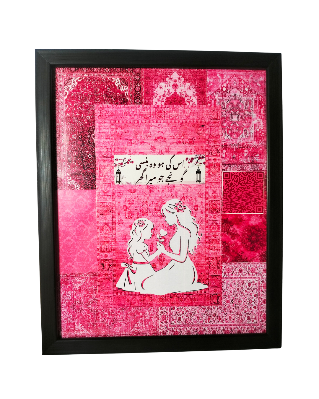 Fully Customized QR Code Motherhood Frame | PrintxAura