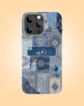 Custom Blue Persian Rug Phone Case | PrintxAura