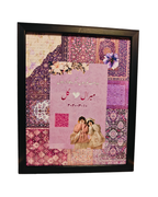 Fully Customized QR Code Friendship Persian rug Frame | PrintxAura